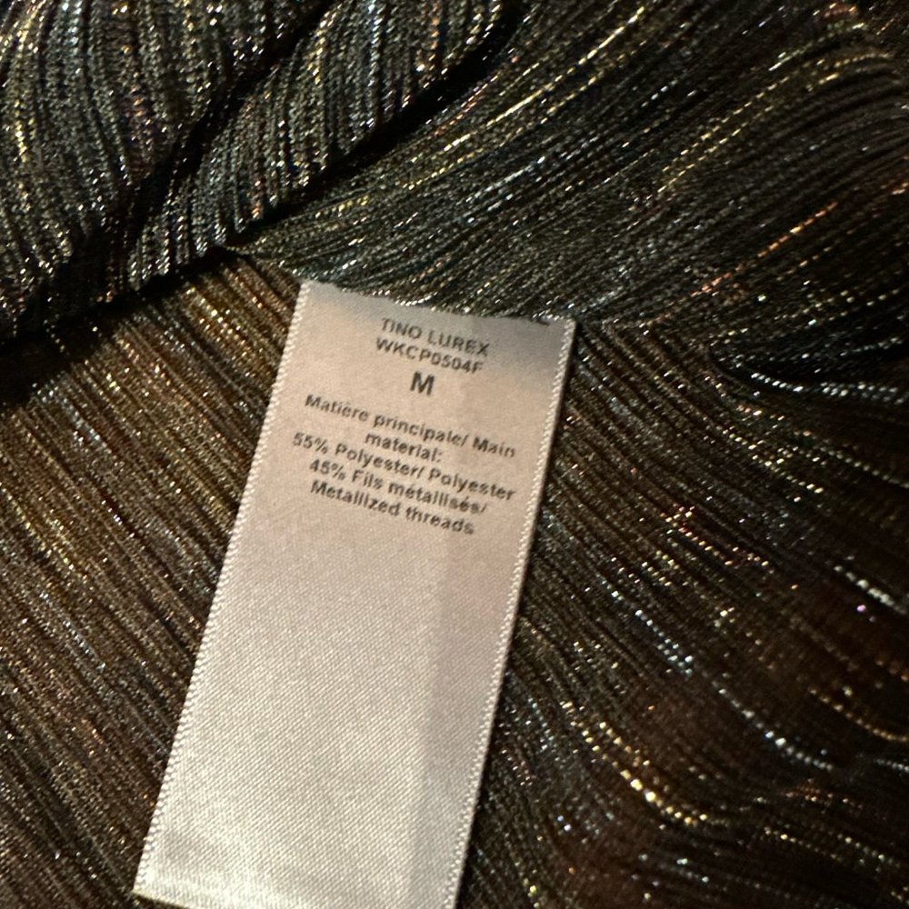 Zadig & Voltaire Lurex Shirt NEW WITH TAGS - Picture 7 of 10